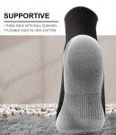 Men's Compression Athletic Crew Socks - 6 Pairs