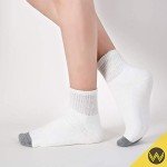 Men's Thick Cushion Athletic Ankle Socks - 8 Pairs