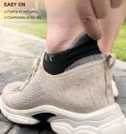 BULLIANT Men's Cushioned Running Ankle Socks (6 Pairs)