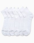 Calvin Klein Men's Cushioned Ankle Athletic Socks (6 Pack)