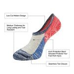 Zukeasox Men's No Show Cotton Ankle Socks - 6 Pairs