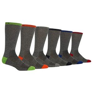Chaps Men's Cushioned Athletic Socks 6-Pack