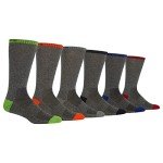 Chaps Men's Cushioned Athletic Socks 6-Pack