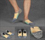 Zukeasox Men's No Show Cotton Ankle Socks - 6 Pairs