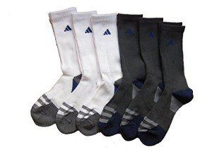 adidas Men's Athletic Crew Socks - 6-Pack