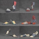 Zukeasox Men's No Show Cotton Ankle Socks - 6 Pairs