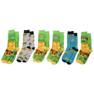 TMNT Novelty Athletic Crew Socks for Men