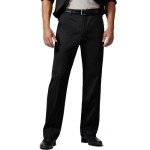 YUCENFU Men's Stretch Waist Dress Pants - Black
