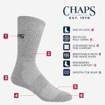 Chaps Men's Cushioned Athletic Socks 6-Pack