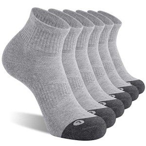 Men's 6-Pack Cushioned Athletic Ankle Socks