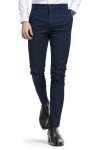 Men’s Slim Fit Stretch Dress Pants – Navy Blue
