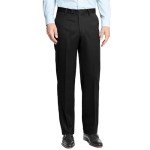 YUCENFU Men's Stretch Waist Dress Pants - Black