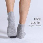 Men's 6-Pack Cushioned Athletic Ankle Socks