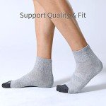 Men's 6-Pack Cushioned Athletic Ankle Socks