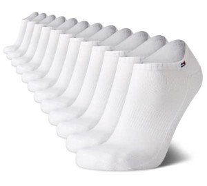 Tommy Hilfiger Men's Cushion No Show Socks – 12 Pack