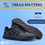 Men's Non-Slip Athletic Work Shoes - Black 15