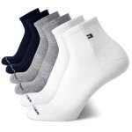 Tommy Hilfiger Men's Cushioned Quarter Socks - 6 Pack