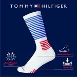 Tommy Hilfiger Men's Cushioned Athletic Crew Socks