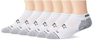 Starter Men's 6-Pack Athletic Ankle Socks - White