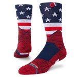 Stance Red American Crew Athletic Socks for Men