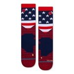 Stance Red American Crew Athletic Socks for Men