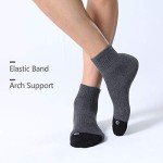 Men's 6 Pack Cushioned Athletic Ankle Socks