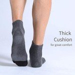 Men's 6 Pack Cushioned Athletic Ankle Socks
