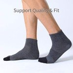 Men's 6 Pack Cushioned Athletic Ankle Socks