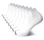 Nautica Men's Cushioned Quarter Ankle Socks - 8 Pack