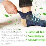 Men's Cotton Low Cut Ankle Socks - 5 Pairs