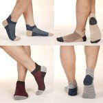 Men's Cotton Low Cut Ankle Socks - 5 Pairs