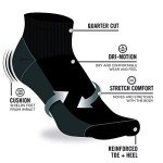 Nautica Men's Cushioned Quarter Ankle Socks - 8 Pack