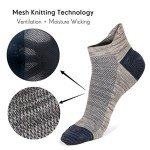 Men's Cotton Low Cut Ankle Socks - 5 Pairs