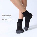 Men's Cushioned Athletic Ankle Socks - 6 Pack