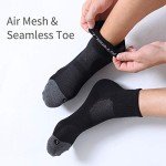Men's Cushioned Athletic Ankle Socks - 6 Pack