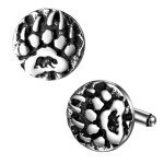 Viking Bear Claw Stainless Steel Cuff Links