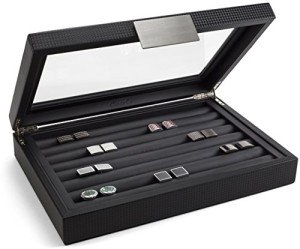 Luxury Cufflink Box for Men - Holds 70 Cufflinks