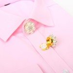 Stylish Faux Pearl Rhinestone Cufflinks for Men