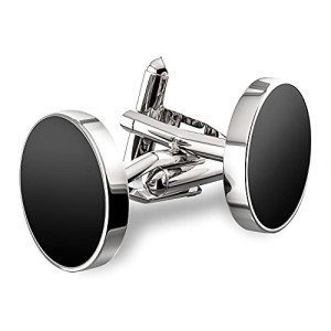 Men's Stainless Steel Tuxedo Shirt Cufflinks Set