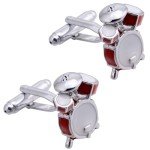 Drum Kit Cufflinks for Music Lovers