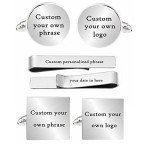 Justice Scales Cufflinks and Tie Clip Set