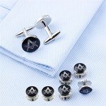 HAWSON Masonic Cufflinks and Tuxedo Studs Set