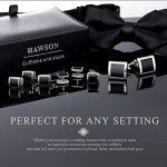 HAWSON Men's Cufflinks and Studs Set