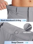 Men's Quick Dry Golf Shorts with Elastic Waist