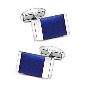 Blue Onyx Men's Cufflinks Set - Unique Gifts