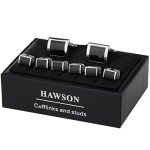 HAWSON Men's Cufflinks and Studs Set