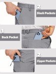 Men's Quick Dry Golf Shorts with Elastic Waist