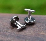 Personalized Classic Wedding Cufflinks for Groomsmen