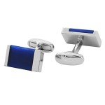 Blue Onyx Men's Cufflinks Set - Unique Gifts