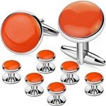 Men's Cufflinks and Tuxedo Studs Set